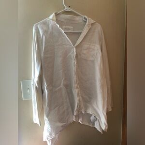 Calvin Klein White Blouse Size 1X